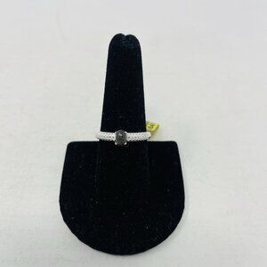 Shop LC Ethiopian Sable Welo Opal Size 9 Sterling Silver Solitaire Ring 5163